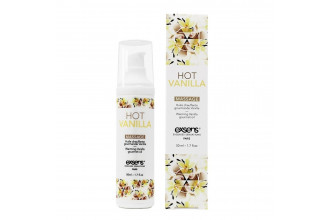 Разогревающее массажное масло с ароматом ванили Gourmet Hot Vanilla - 50 мл.