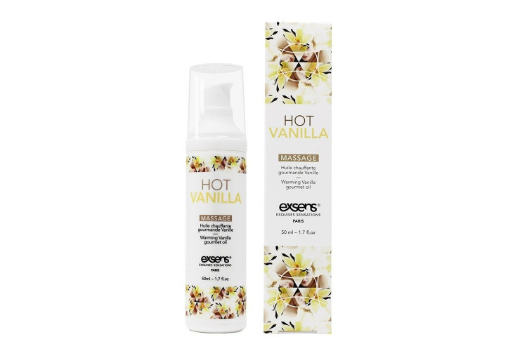 Разогревающее массажное масло с ароматом ванили Gourmet Hot Vanilla - 50 мл.