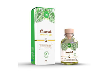 Массажный гель с ароматом кокоса Coconut - 30 мл.