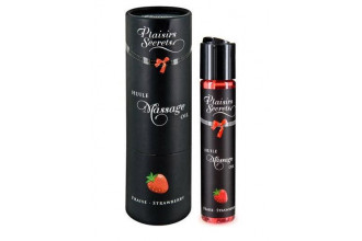 Массажное масло с ароматом клубники Huile de Massage Gourmande Fraise des Bois - 59 мл.