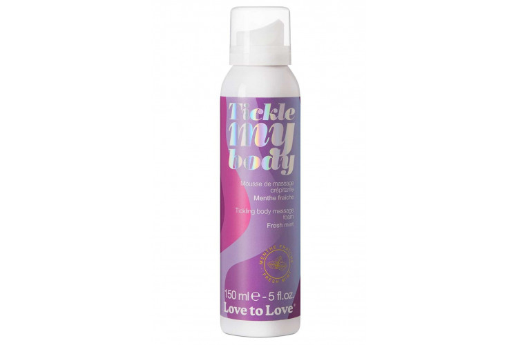 Массажная хрустящая пенка Tickle My Body Fresh Mint с ароматом мяты - 150 мл.