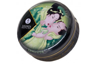 Массажная свеча Exotic Green Tea с ароматом зелёного чая - 30 мл.