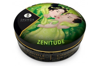 Массажная свеча Exotic Green Tea с ароматом зелёного чая - 30 мл.