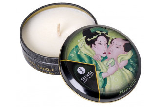 Массажная свеча Exotic Green Tea с ароматом зелёного чая - 30 мл.