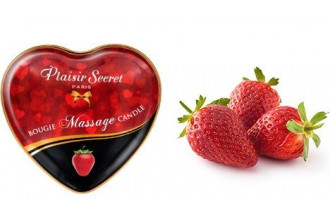 Массажная свеча с ароматом клубники Bougie Massage Candle - 35 мл.