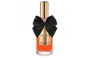 Разогревающее массажное масло LIGHT MY FIRE с ароматом клубники и меда - 100 мл.