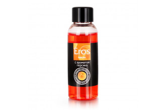 Массажное масло Eros exotic с ароматом персика - 50 мл.