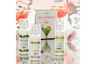 Подарочный набор разогревающих массажных масел Lets Celebrate (3х30 мл.) Подарочный набор разогревающих массажных масел Lets Celebrate (3х30 мл.)