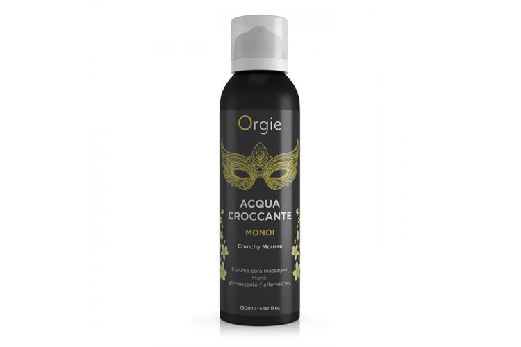 Хрустящая пенка для массажа Orgie Acqua Croccante Monoi с ароматом моной - 150 мл.