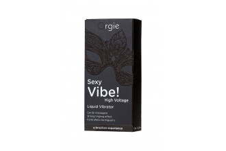Гель для массажа ORGIE Sexy Vibe High Voltage с эффектом вибрации - 15 мл.