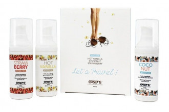 Подарочный набор разогревающих массажных масел Lets Travel (3х30 мл.)