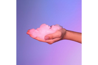 Массажная хрустящая пенка Tickle My Body Cotton Candy с ароматом сладкой ваты - 150 мл.
