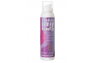 Массажная хрустящая пенка Tickle My Body Cotton Candy с ароматом сладкой ваты - 150 мл.