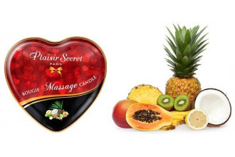 Массажная свеча с ароматом экзотических фруктов Bougie Massage Candle - 35 мл.