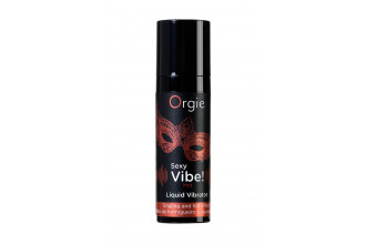 Разогревающий гель для массажа ORGIE Sexy Vibe Hot с эффектом вибрации - 15 мл.
