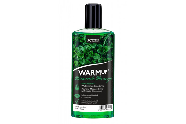 Массажное масло WARMup Mint с ароматом мяты - 150 мл.