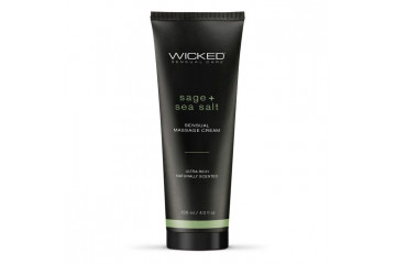 Массажный легкий крем WICKED Sage plus Sea Salt - 120 мл.