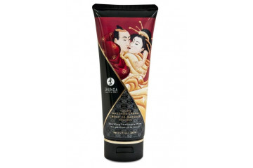 Массажный крем для тела с ароматом клубники и шампанского Sparkling Strawberry Wine - 200 мл.