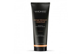 Массажный легкий крем WICKED Orange Blossom plus Patchouli - 120 мл.