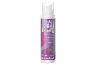 Массажная хрустящая пенка Tickle My Body Passion Fruit с ароматом маракуйи - 150 мл.