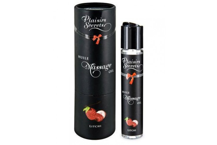 Массажное масло с ароматом личи Huile de Massage Gourmande Litchi - 59 мл.