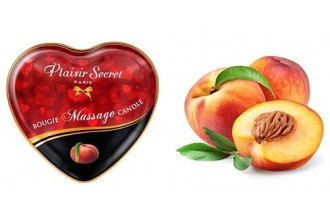 Массажная свеча с ароматом персика Bougie Massage Candle - 35 мл.