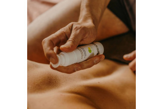 Универсальный массажный гель 3-в-1 Allover Delicious Massage Gel с ароматом ананаса и зеленого чая - 50 мл.