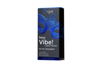 Гель для массажа ORGIE Sexy Vibe Liquid Vibrator с эффектом вибрации - 15 мл.