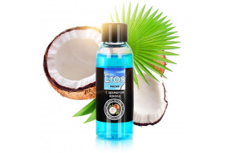 Массажное масло Eros Tropic с ароматом кокоса - 50 мл.