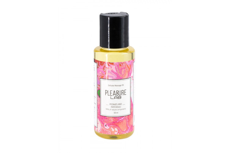 Массажное масло Pleasure Lab Delicate с ароматом пиона и пачули - 50 мл.