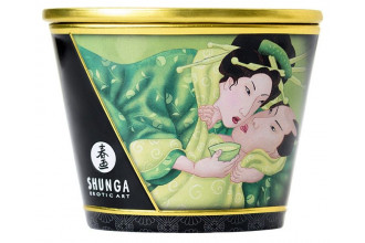 Массажная свеча Exotic Green Tea с ароматом зелёного чая - 170 мл.