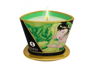 Массажная свеча Exotic Green Tea с ароматом зелёного чая - 170 мл.