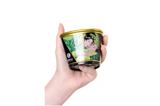 Массажная свеча Exotic Green Tea с ароматом зелёного чая - 170 мл.