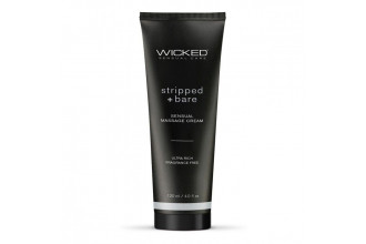 Массажный легкий крем WICKED Stripped plus Bare - 120 мл.