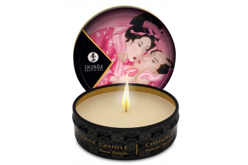 Массажная свеча Rose Petals с ароматом розы - 30 мл.