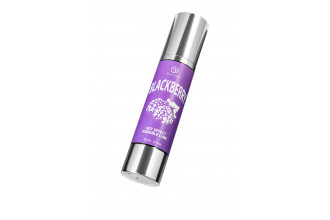 Массажное масло 2-в-1 Blackberry Hot Effect с разогревающим эффектом и вкусом ежевики - 50 мл.