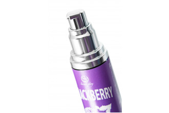 Массажное масло 2-в-1 Blackberry Hot Effect с разогревающим эффектом и вкусом ежевики - 50 мл.