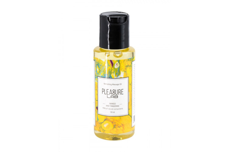 Массажное масло Pleasure Lab Refreshing с ароматом манго и мандарина - 50 мл.