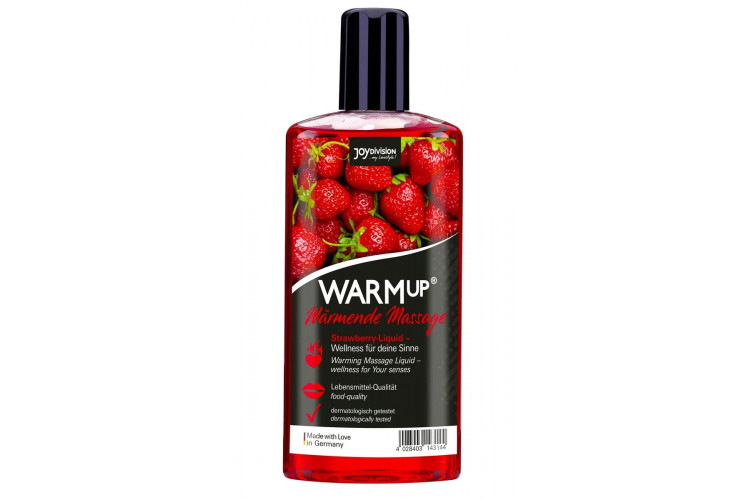 Разогревающее масло WARMup Strawberry - 150 мл.
