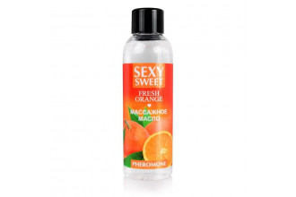 Массажное масло Sexy Sweet Fresh Orange с ароматом апельсина и феромонами - 75 мл.
