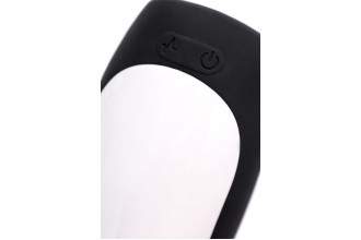 Черно-белый перезаряжаемый мастурбатор Erotist Hailstorm