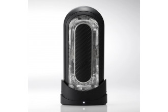 Черный мастурбатор Tenga Flip Zero Gravity с вибрацией