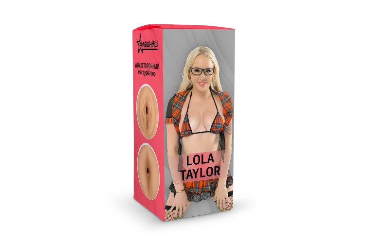 Двусторонний мастурбатор Lola Taylor - 22 см.