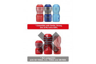 Набор Tenga Cup Vibrator 1st Set: вибратор Cup Vibrator, мастурбатор Original Vacuum Cup, мастурбатор Premium Original Vacuum Cup