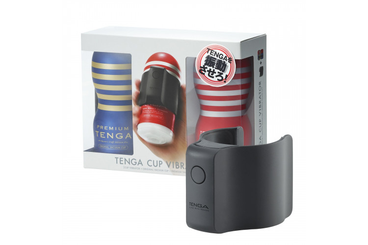 Набор Tenga Cup Vibrator 1st Set: вибратор Cup Vibrator, мастурбатор Original Vacuum Cup, мастурбатор Premium Original Vacuum Cup