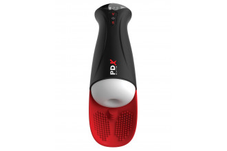 Мастурбатор в колбе с вибрацией Fuck-O-Matic Pro XL