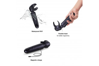 Сливовый вибромассажёр для мужчин Man.wand Evo