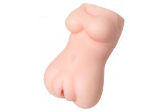 Телесный мастурбатор Juicy Pussy Cherry Ripe