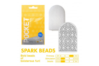 Карманный мастурбатор Spark Beads