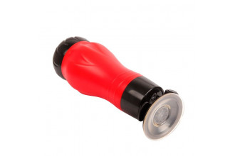 Красный мастурбатор-вагина Flora с присоской в основании Красный мастурбатор-вагина Flora с присоской в основании